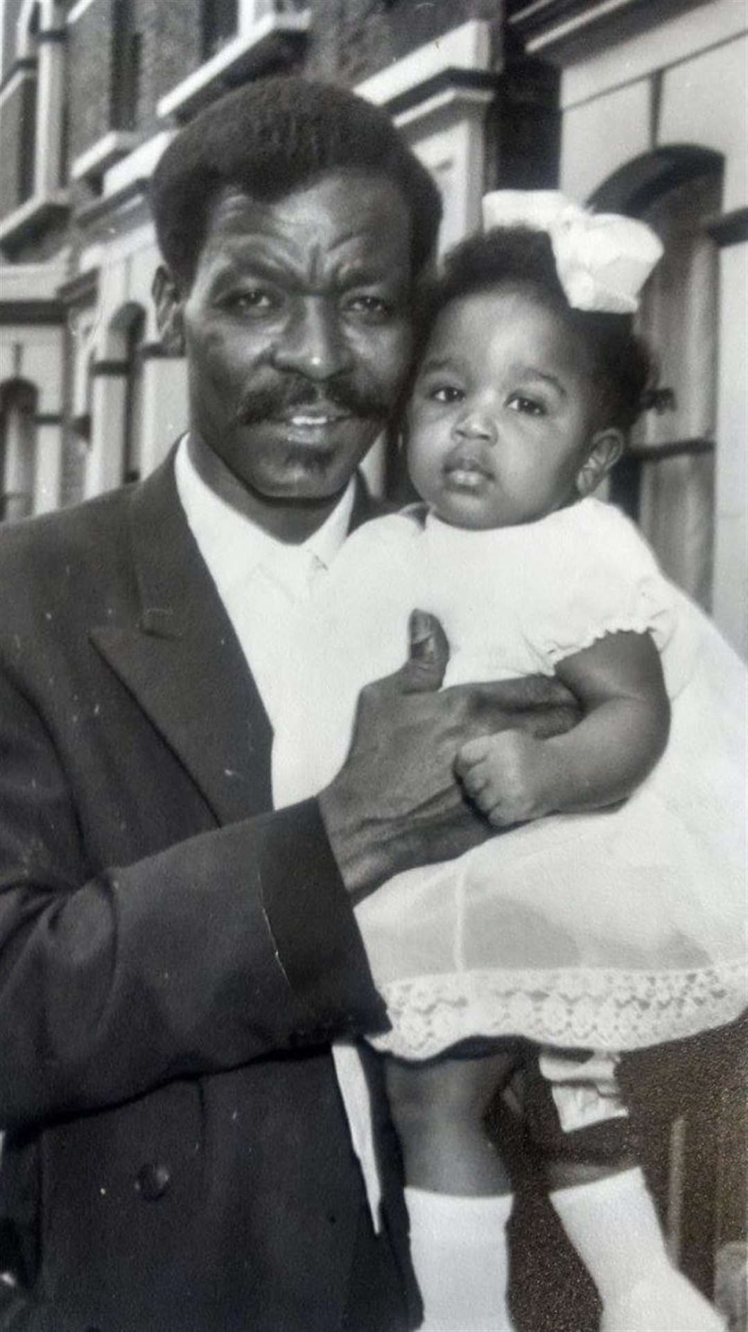 Asquith Xavier, with his youngest daughter Maria Xavier. Picture: Camealia Xavier-Chihota