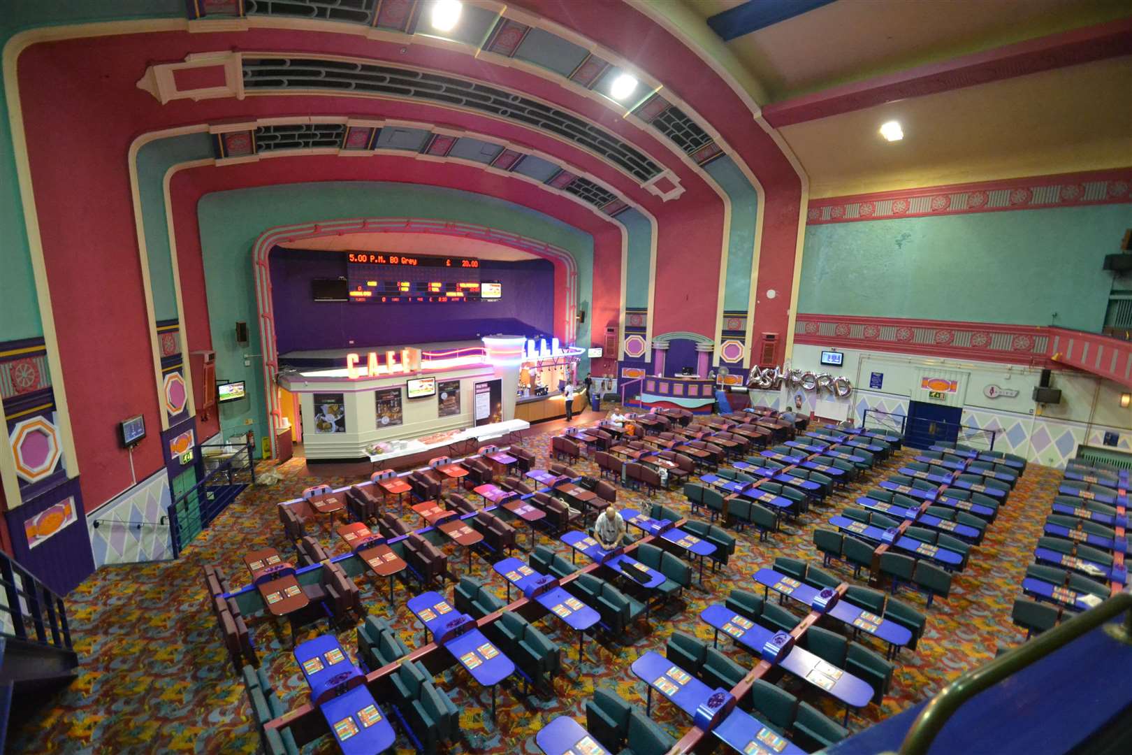 Inside the Mecca Bingo hall