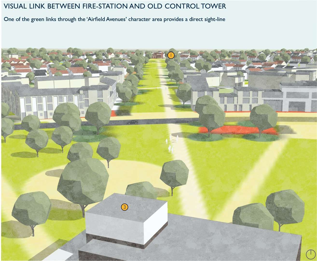 Artists impressions released by Stone Hill Park revealed their vision for housing and business at Manston