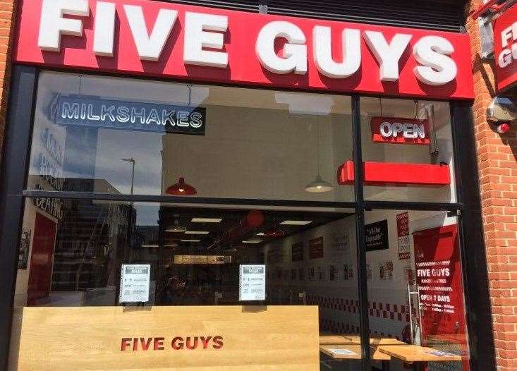 Five Guys in Maidstone