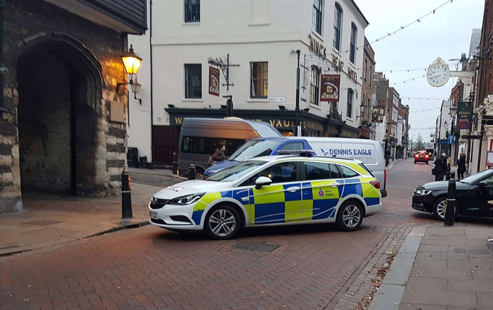 Russell Lane was trapped in a bin lorry