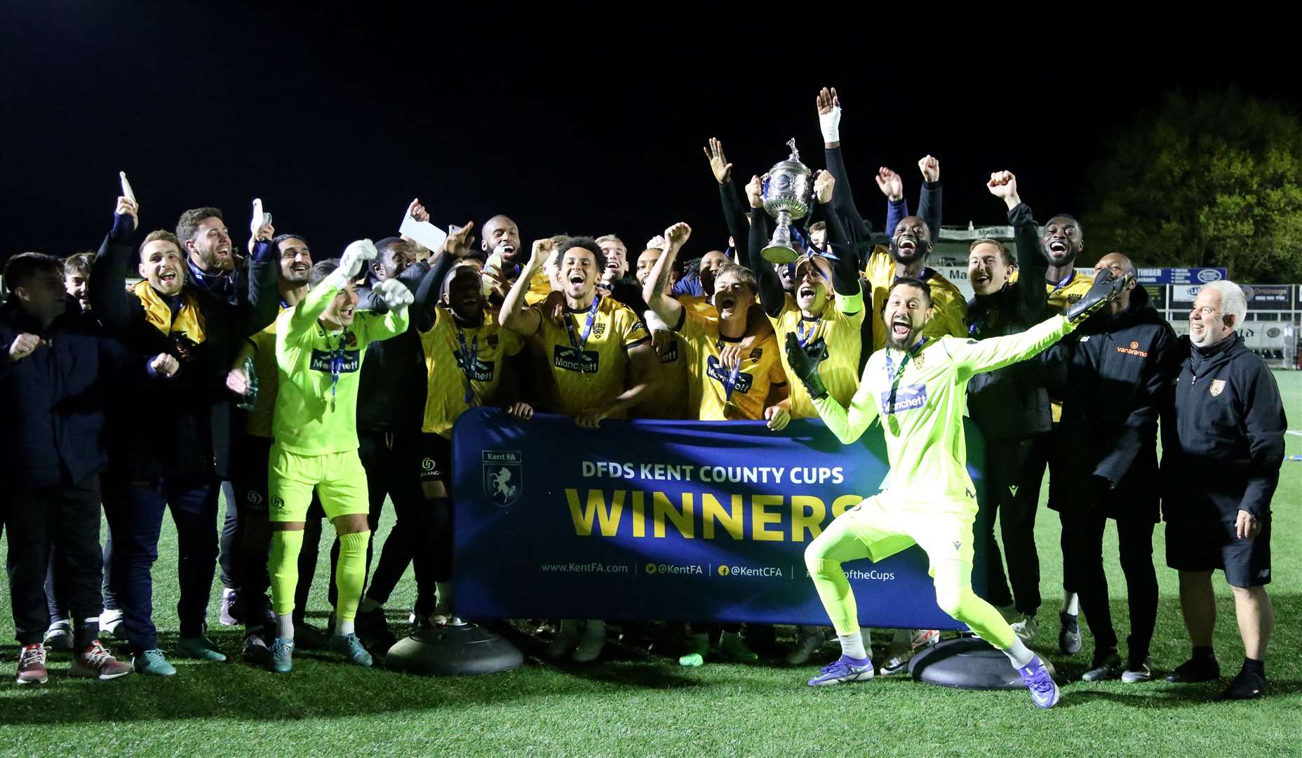 Maidstone - will start their Kent Senior Cup defence at fellow National League South side Welling in round two. Picture: PSP Images