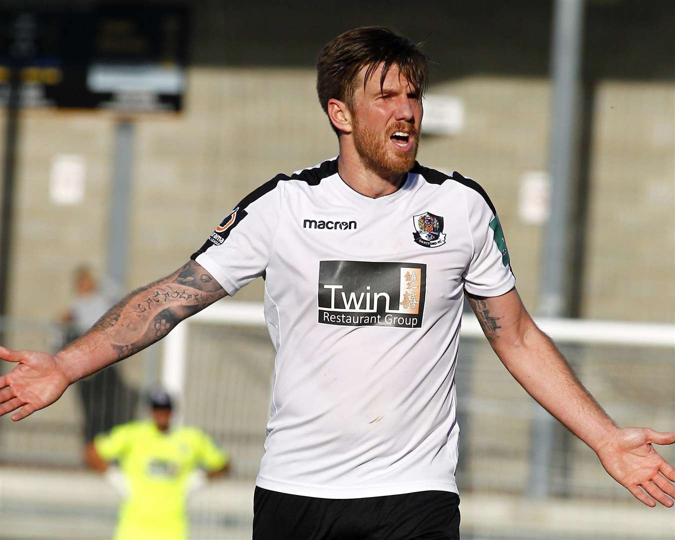 Elliot Bradbrook scored his 141st goal for Dartford on Saturday Picture: Sean Aidan