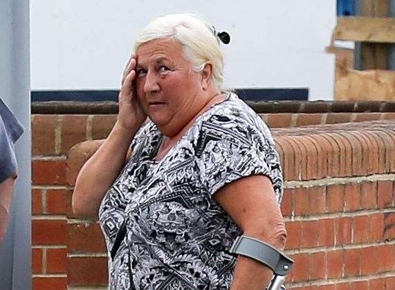 Janet Oxlade, 73, pictured outside court in 2018 when she was banned from owning animals. Picture: Jim Bennett