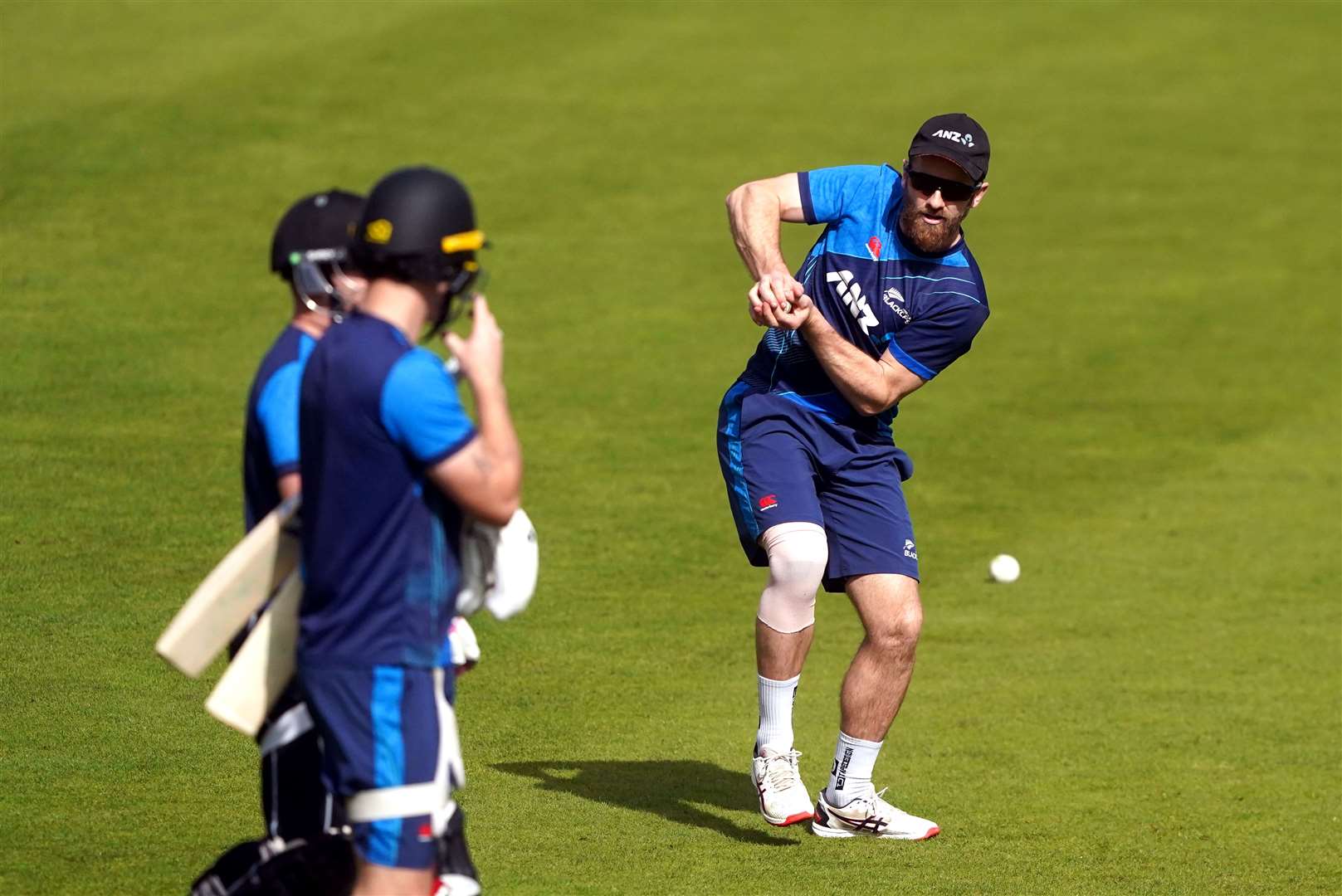 New Zealand’s Kane Williamson was introduced by his family in the video (Owen Humphreys/PA)