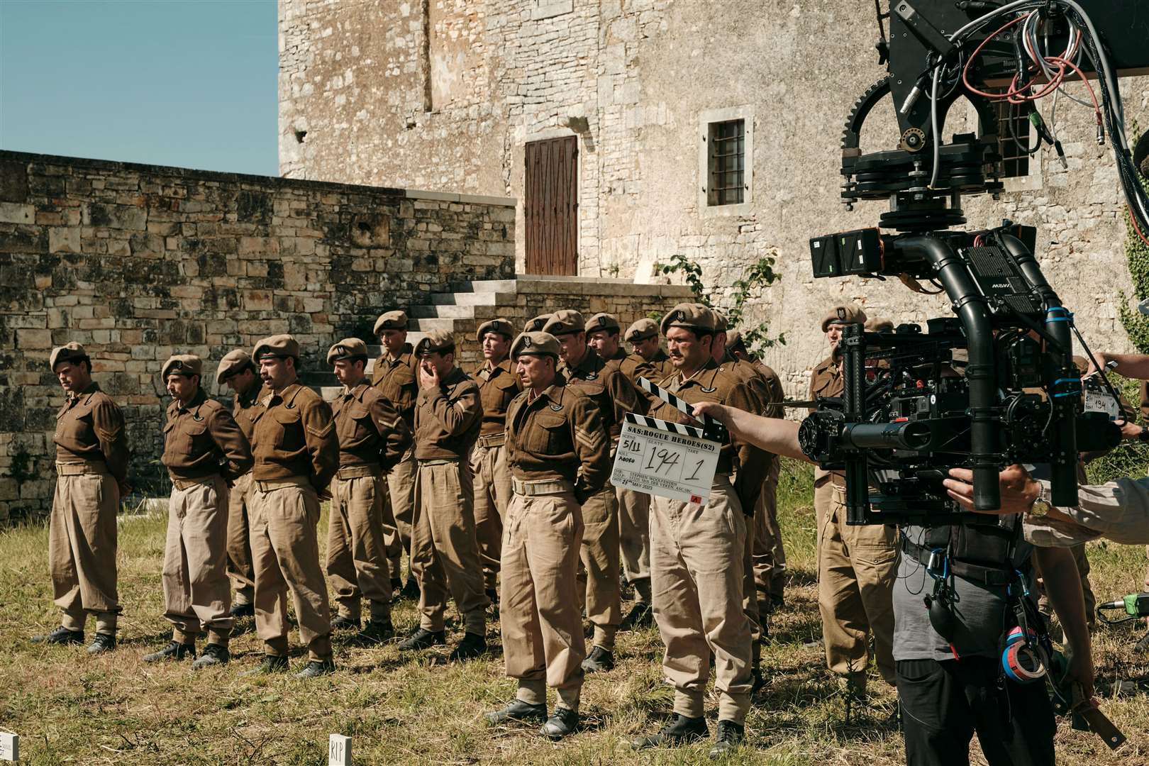 Scenes were filmed at The Historic Dockyard Chatham and Fort Amherst. Picture: BBC/Banijay UK/Robert Viglasky