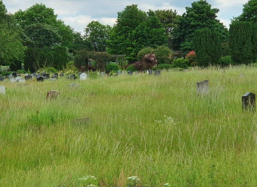 Complaints have been raised over the overgrown state of Watling Street Cemetery in Dartford