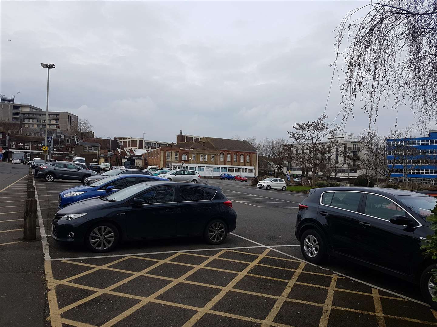 The Vicarage Lane car park in Ashford (1352222)