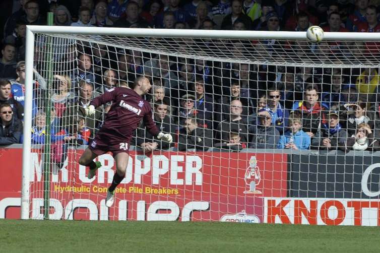 Tommy Forecast in action last season against Burton Albion. Picture: Barry Goodwin