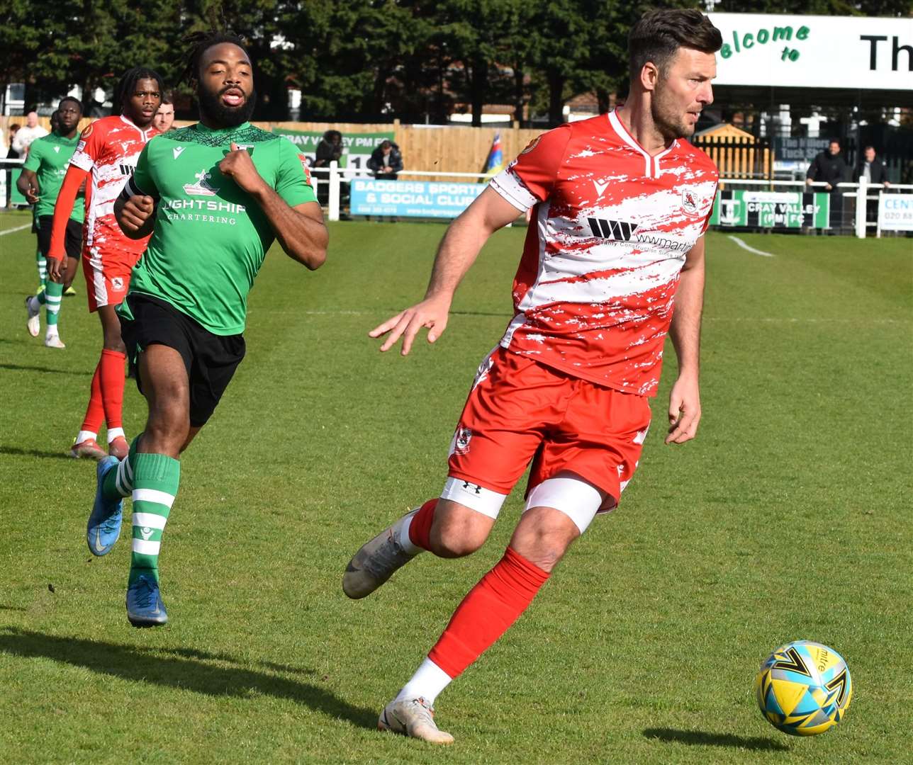 Ramsgate player-boss Jamie Coyle. Picture: Alan Coomes