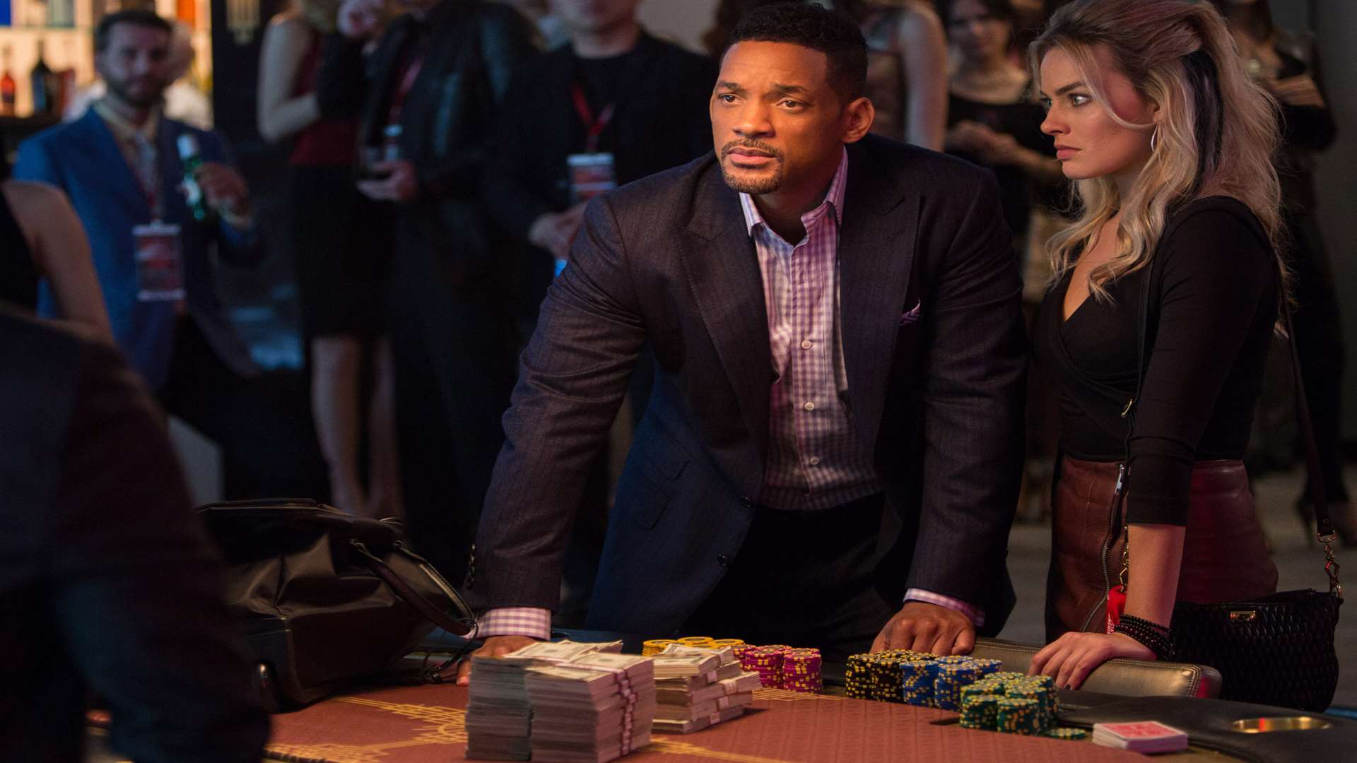 Focus, with Will Smith as Nicky Spurgeon and Margot Robbie as Jess Barrett. Picture: PA Photo/Warner Bros/Frank Masi