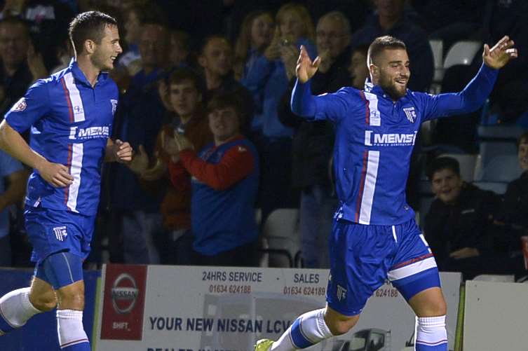 Max Ehmer's 65th-minute equaliser got Gills back into the game Picture: Barry Goodwin