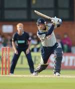 Rob Key mustered only two boundaries in the first hour of Kent's innings