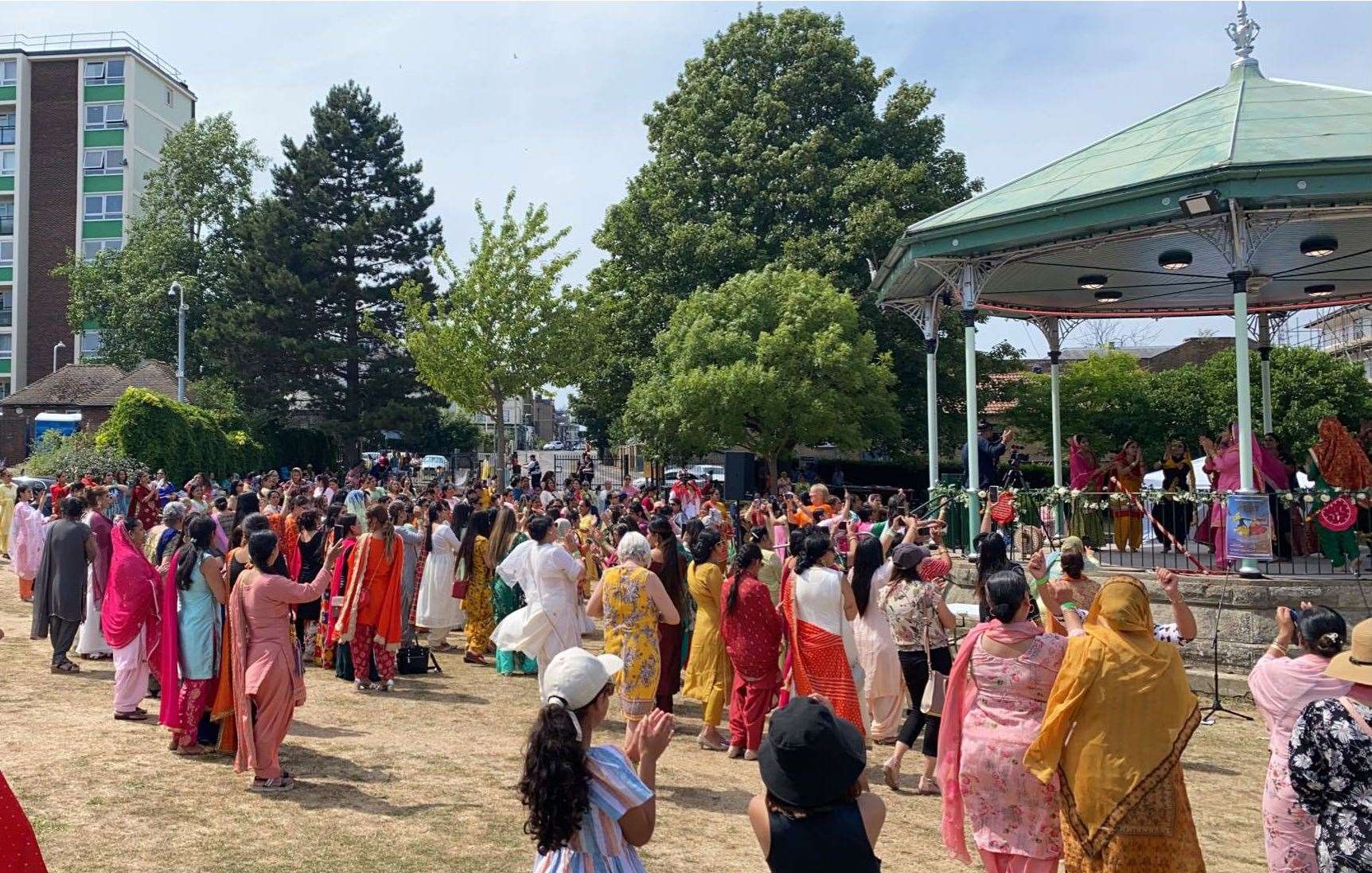 The occasion took place at Fort Gardens in Gravesend