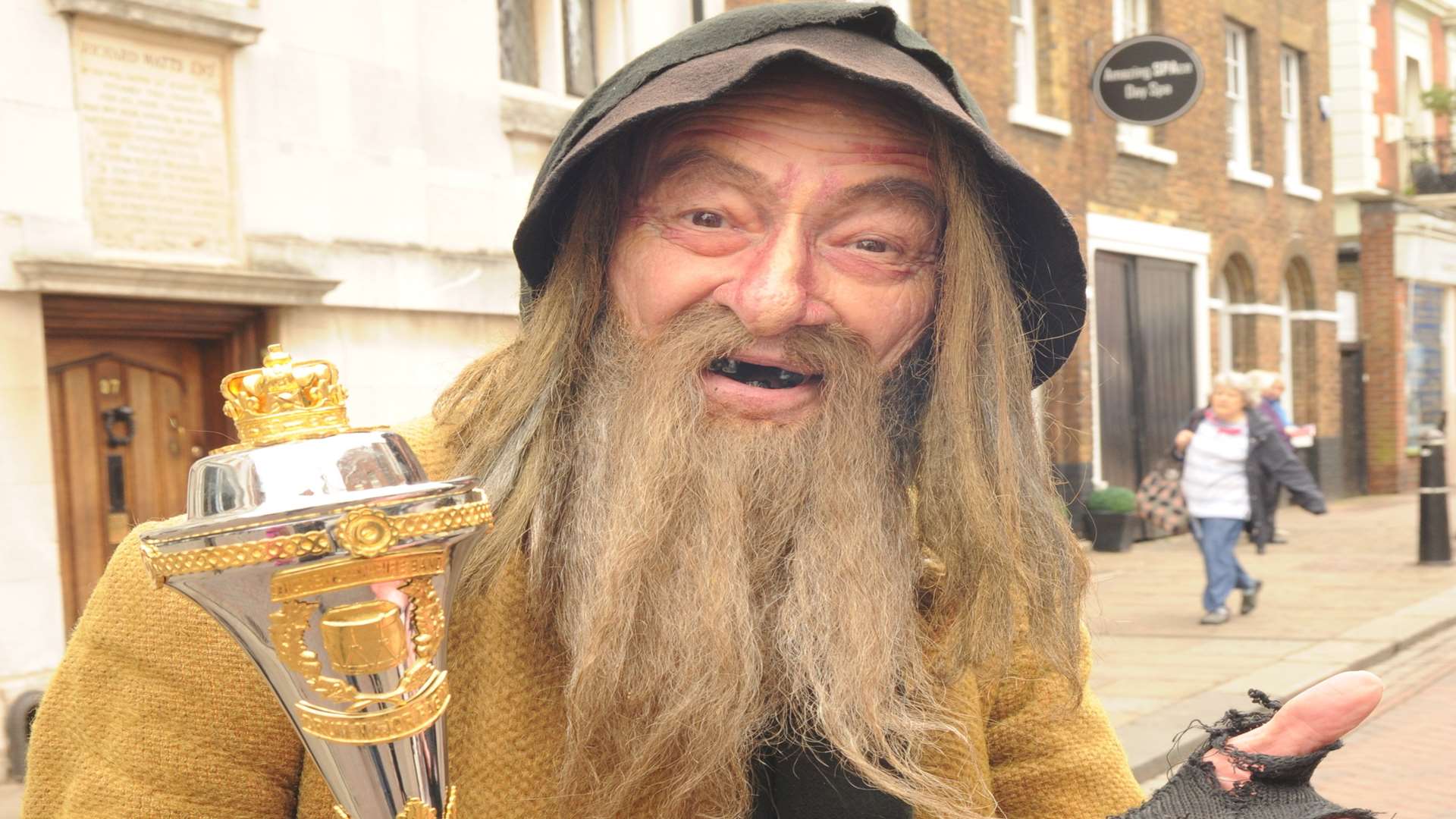 Fagin at last year's celebrations in Rochester Picture: Steve Crispe