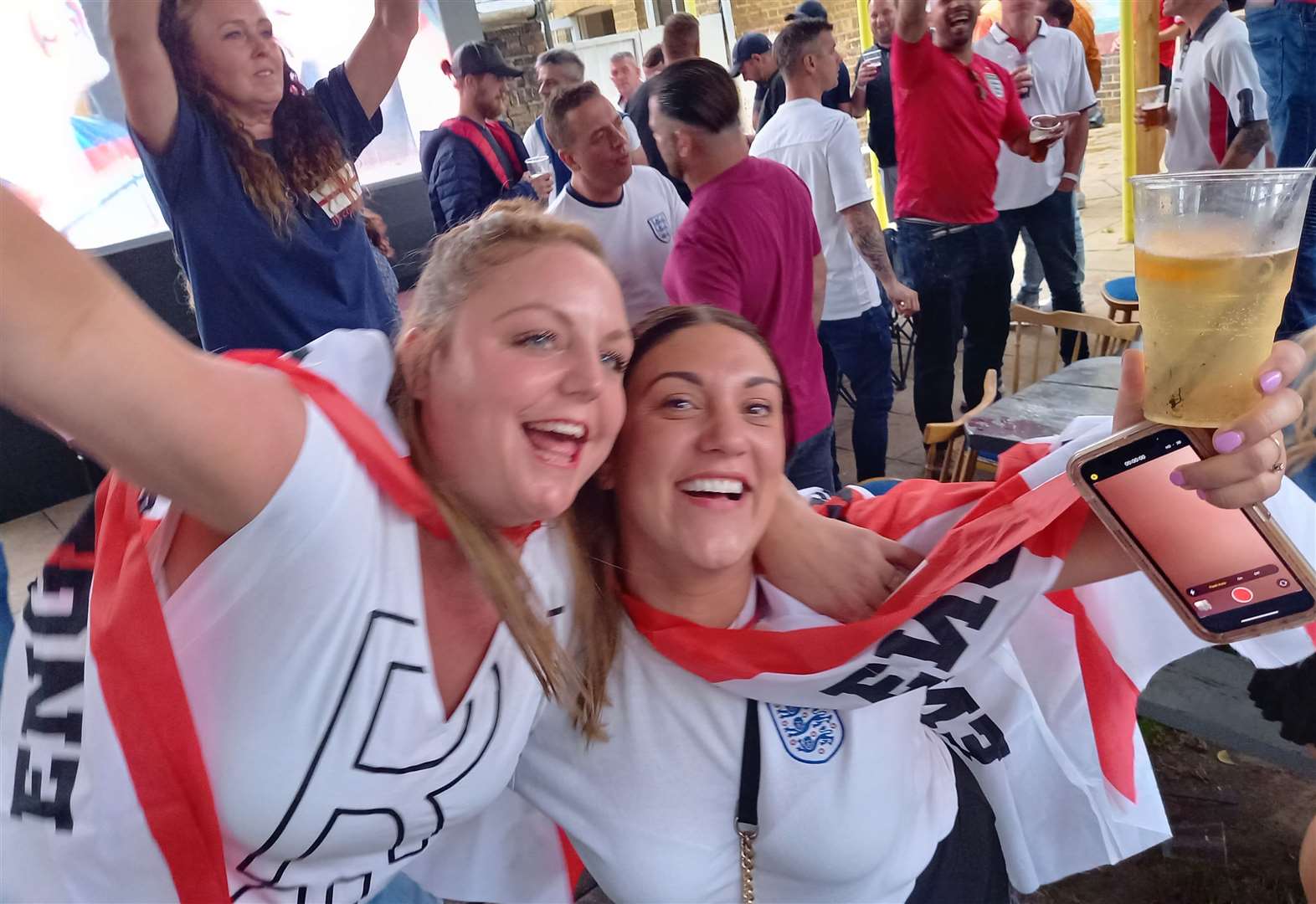 Euro 2020: Pubs And Bars Fill Up As Excitement Mounts Ahead Of England ...