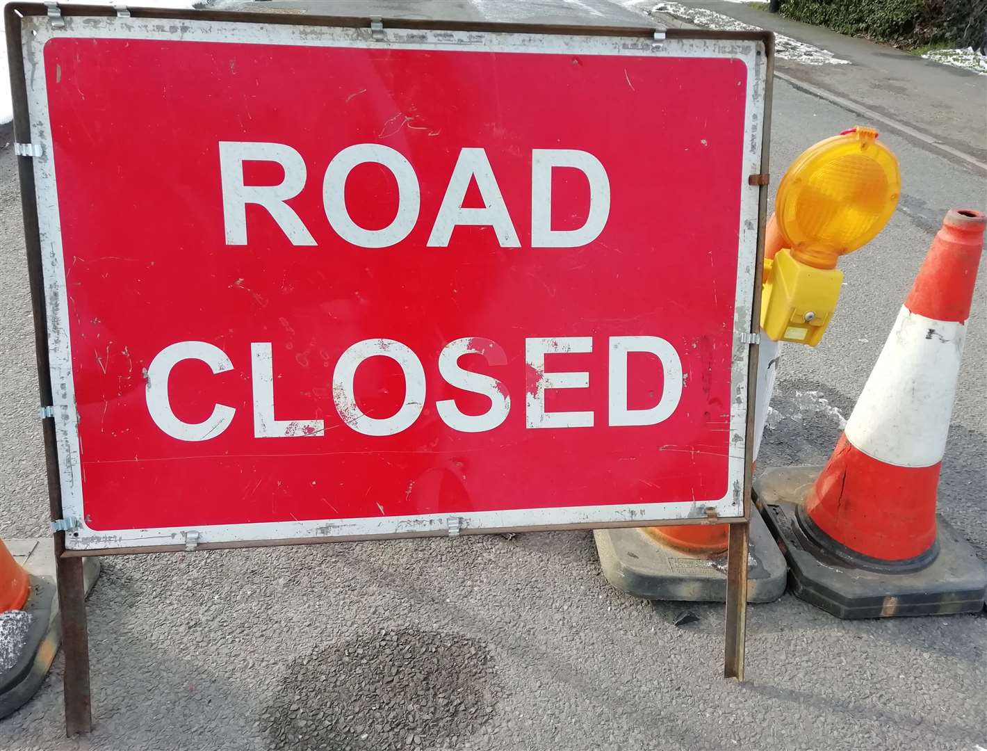 The road will be closed until August 4