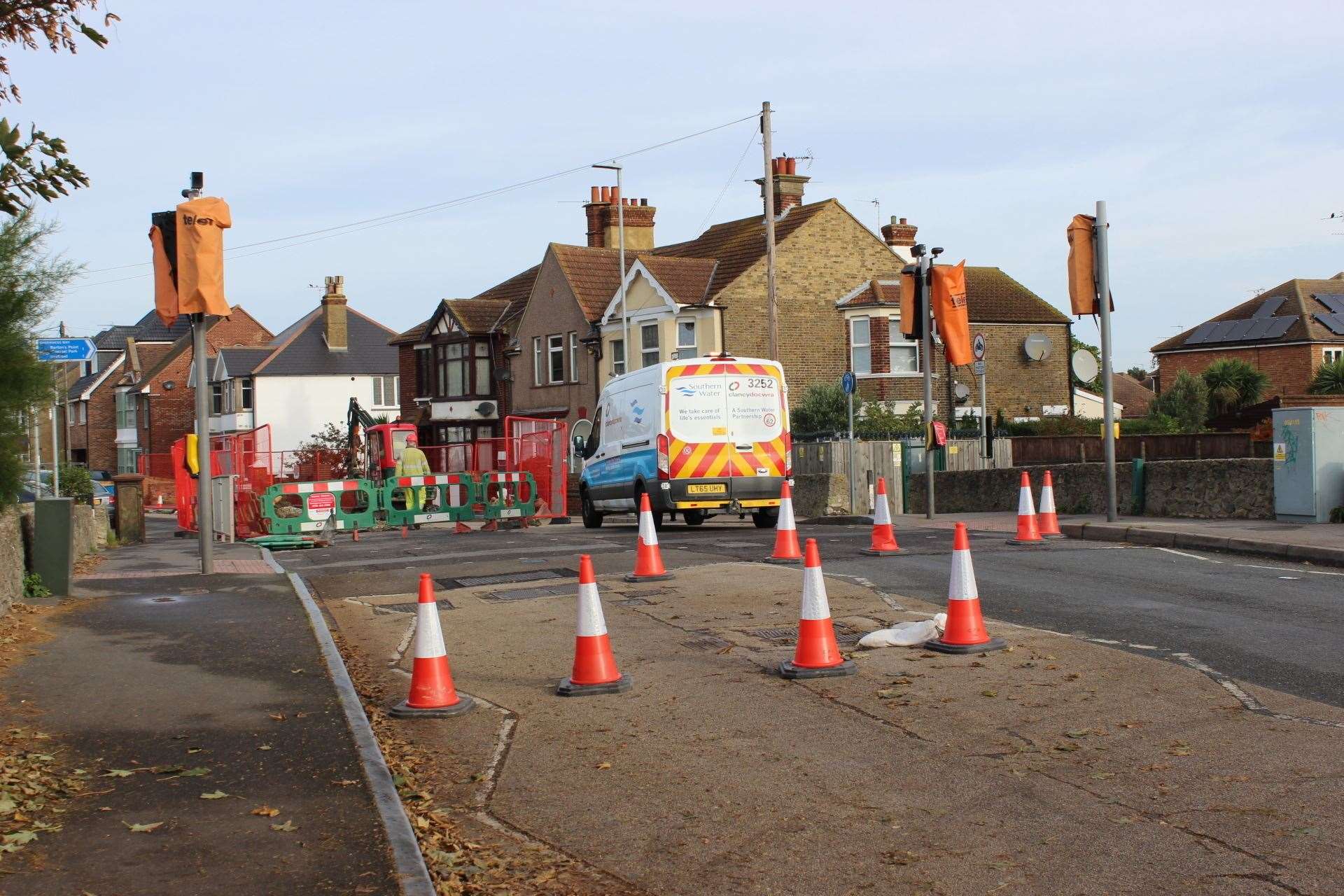 Prepare for diversions as Southern Water closes the entrance to Sheerness from Halfway from Monday. Work could last a month