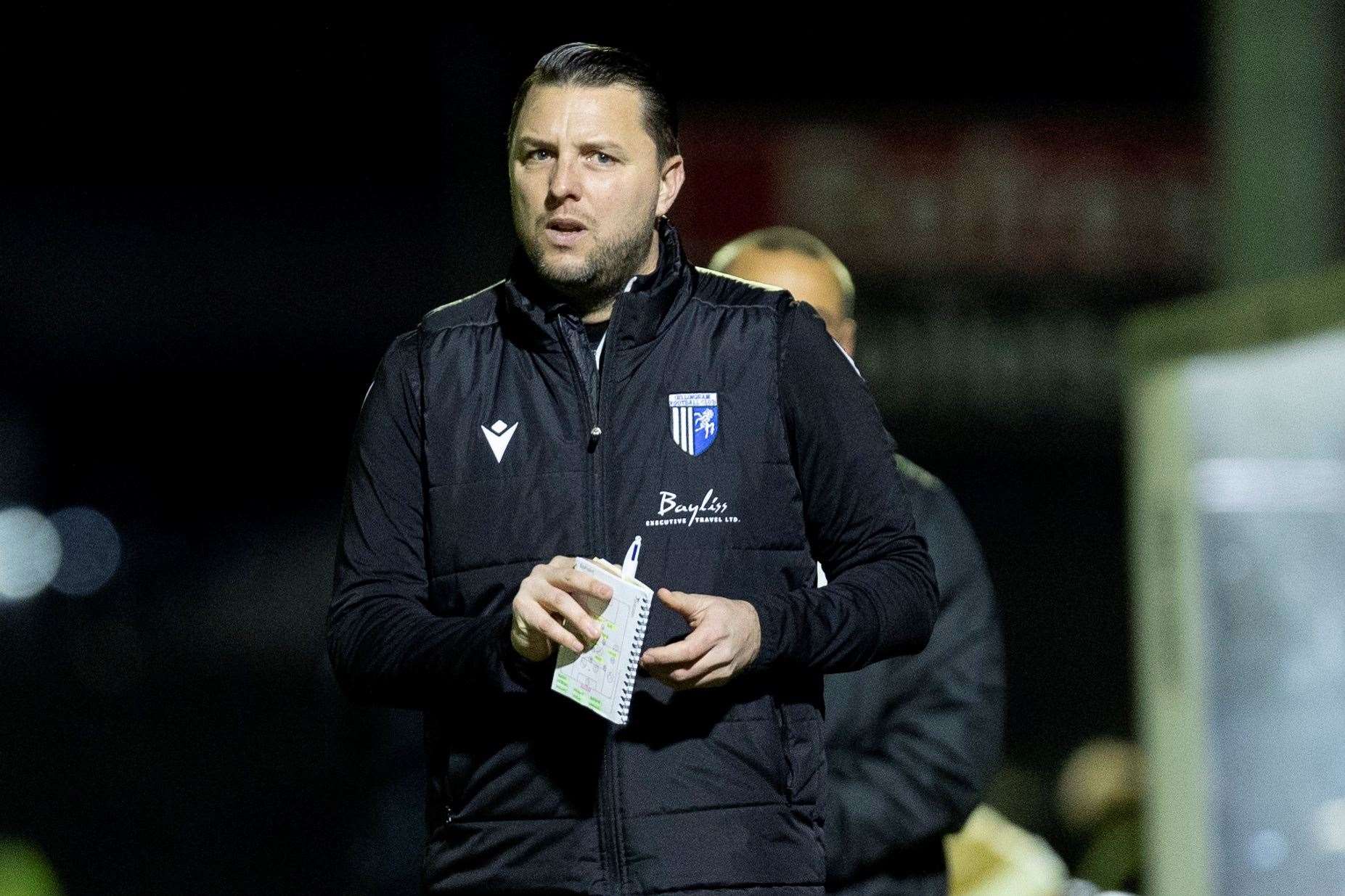 Gillingham boss Mark Bonner will have plenty of options to choose from over a busy period Picture: @Julian_KPI