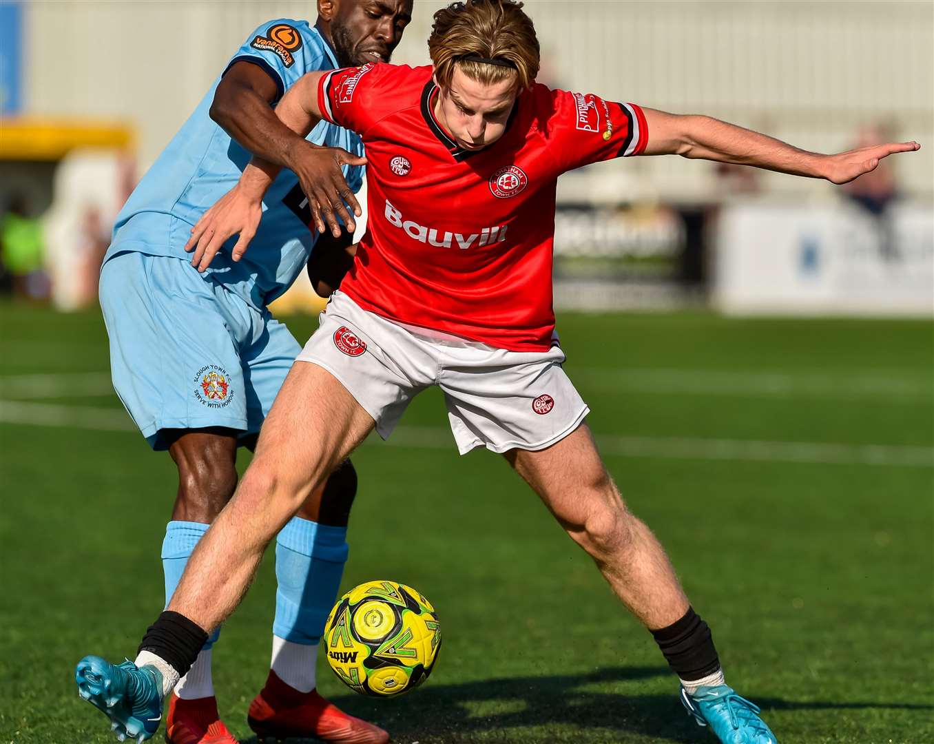 Sam Sene-Richardson in action for Chatham against Slough Picture: Ian Scammell