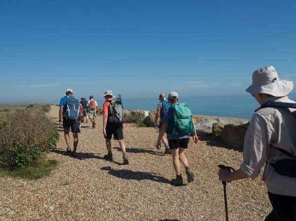 Walkers step out Picture: Steve Franks