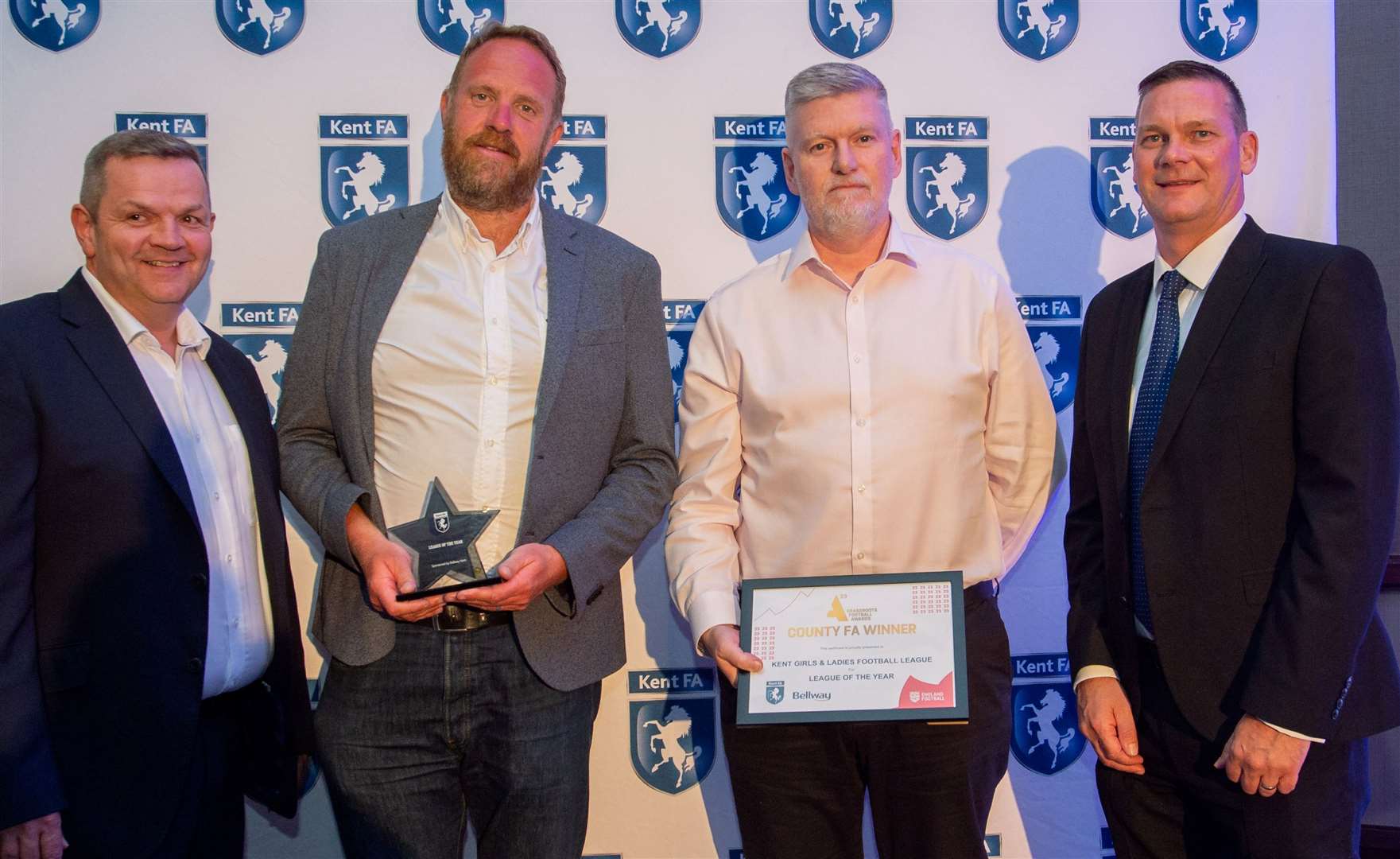 League of the Year went to Kent Girls & Ladies Football League. Picture: Ian Scammell