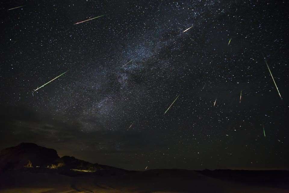 The Perseid meteor shower