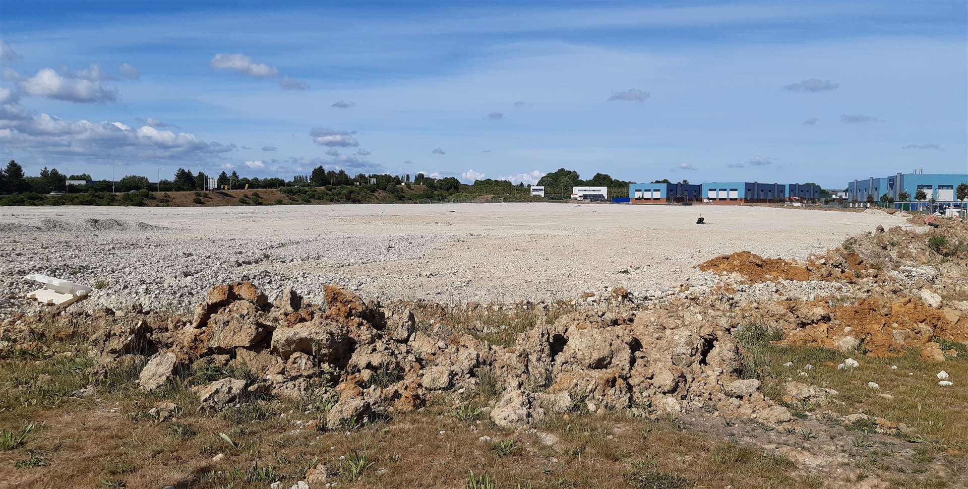 The Amazon centre was set to be built on this 18-5 acre site on Waterbrook Park in Ashford