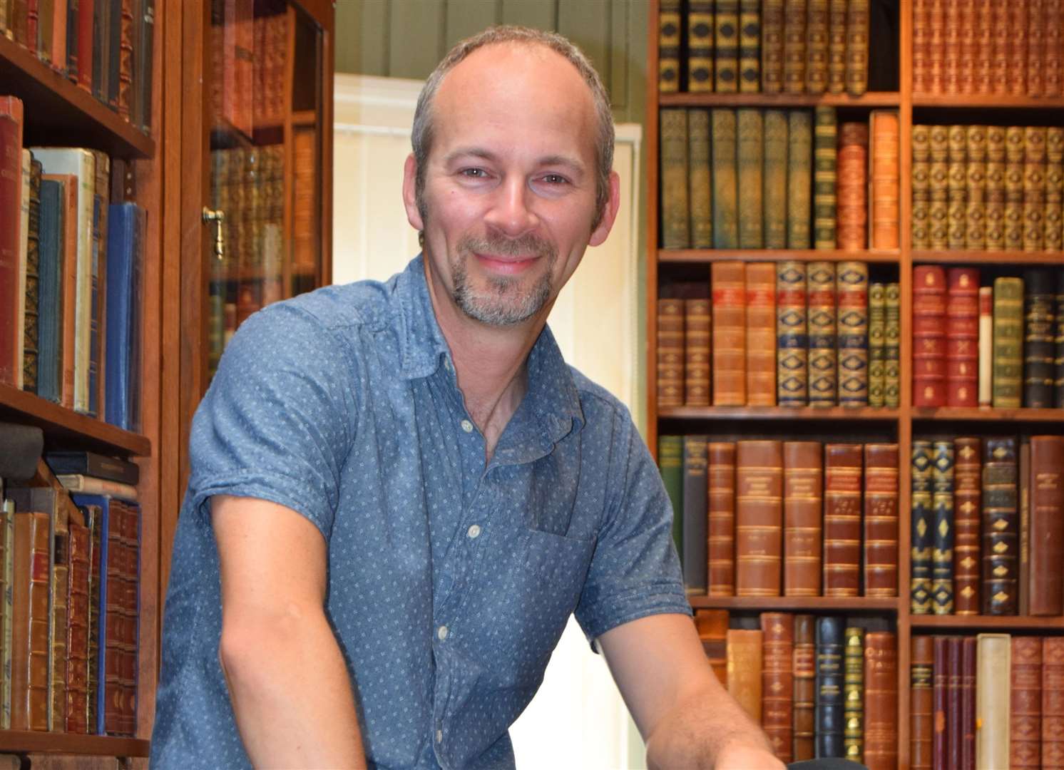 Jon Gilbert has worked at Hall's Bookshop in Tonbridge Wells for 33 years. Picture: Adrian Harrington Co