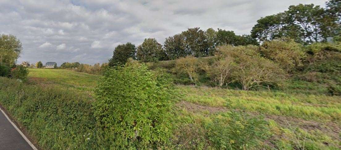 Where the housing estate was earmarked to be built. Picture: Google Maps