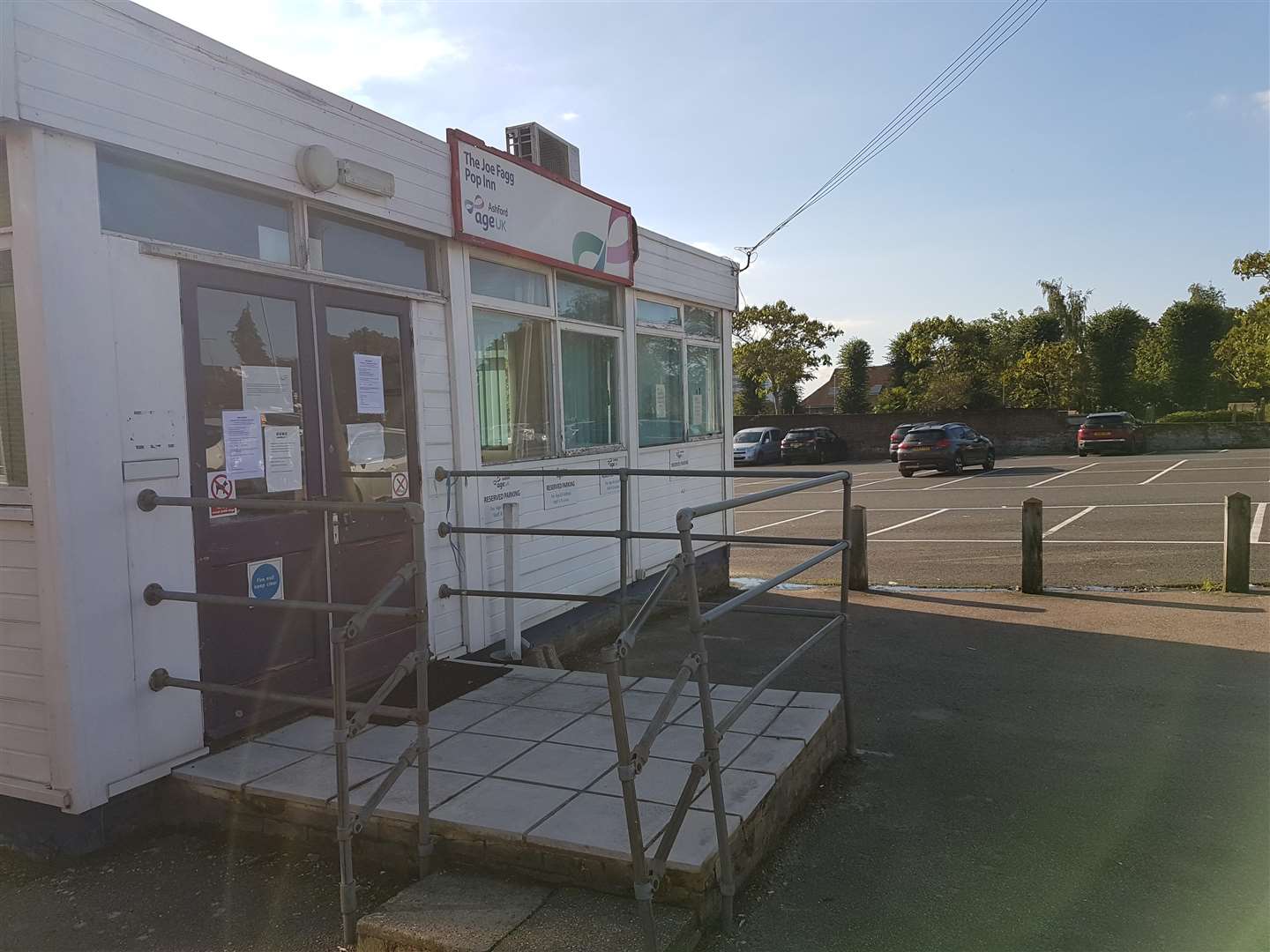 The Joe Fagg Pop Inn centre will be replaced with 11 car spaces