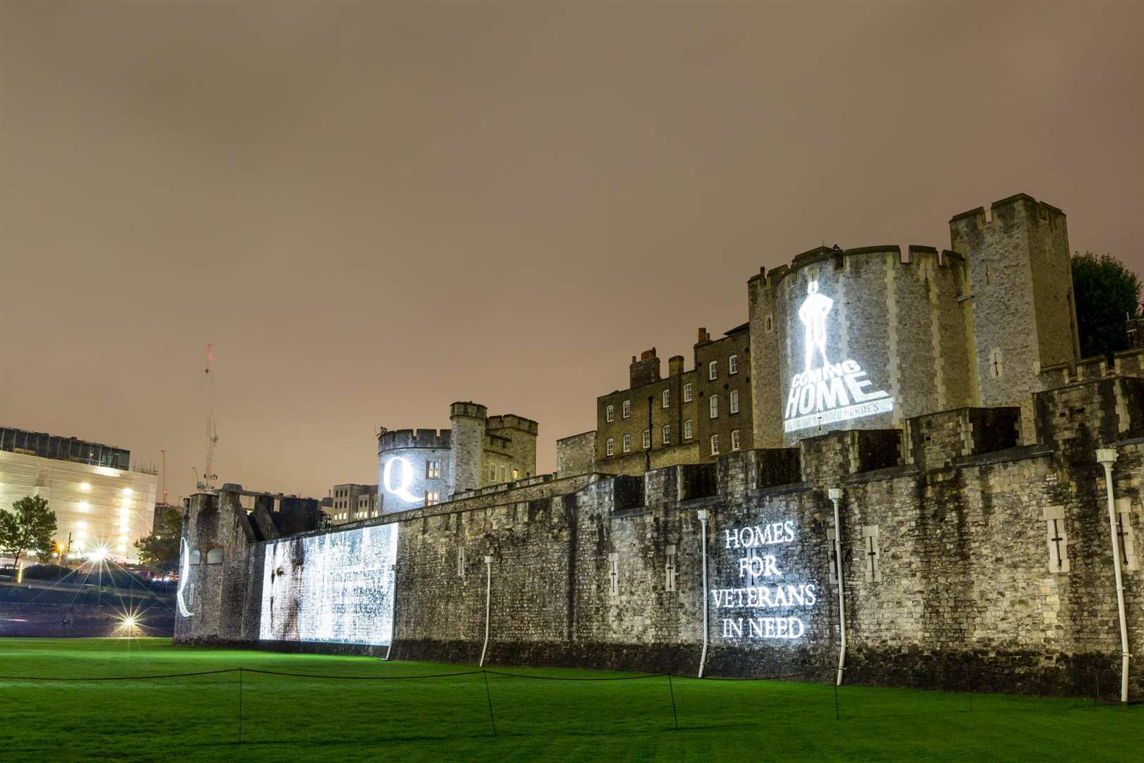 Haig Housing's Coming Home campaign on Tower of London