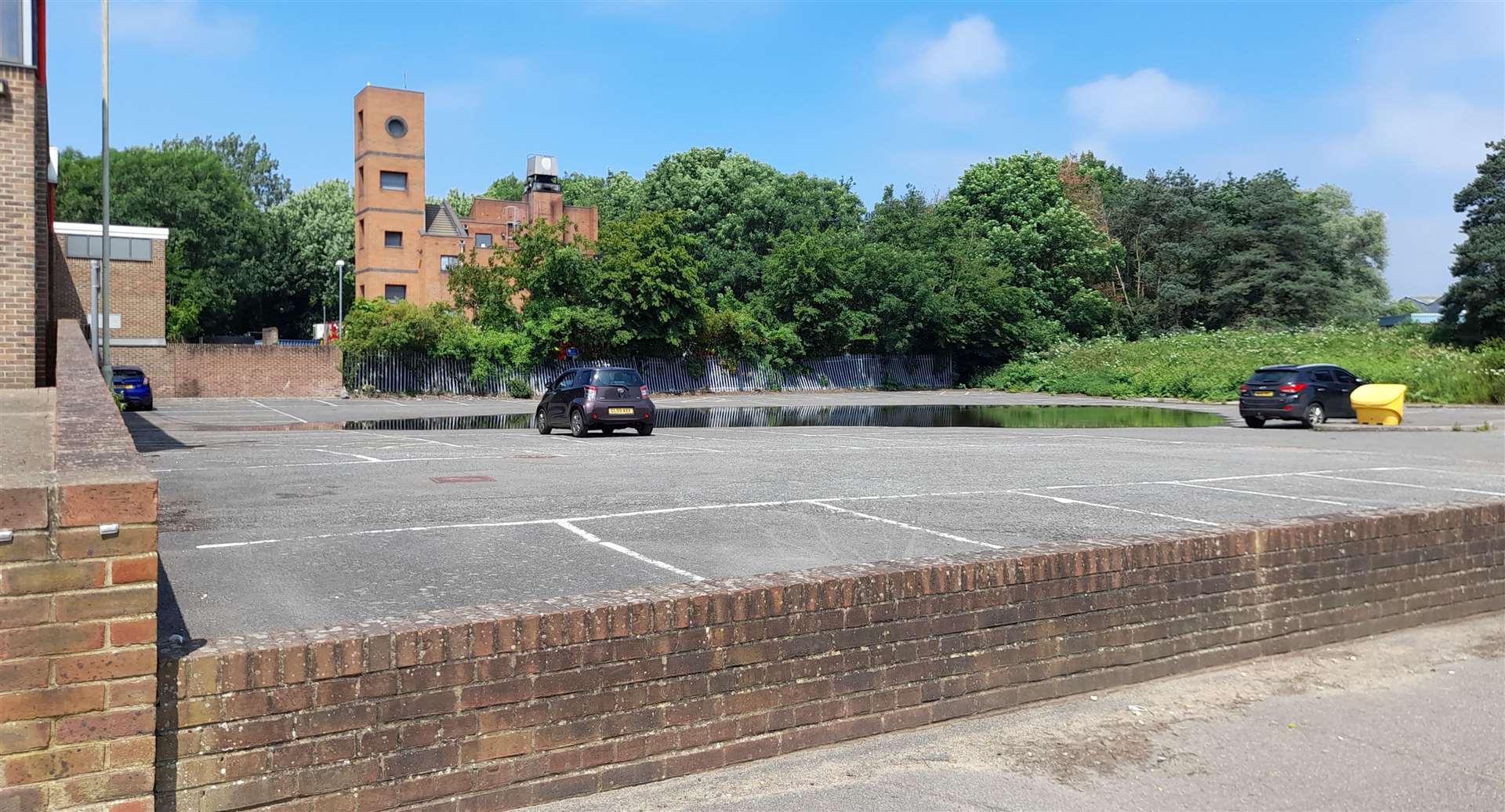 The 61-space car park is open 24/7 and visitors are charged £1 per hour