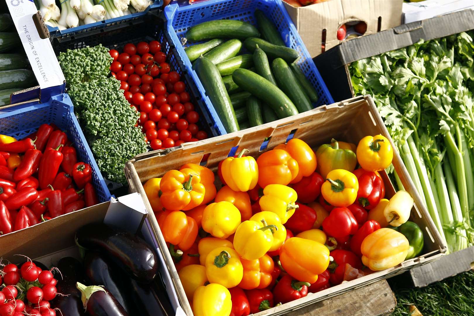 The markets will stay open to help the supply of fresh produce. Picture: Sean Aidan