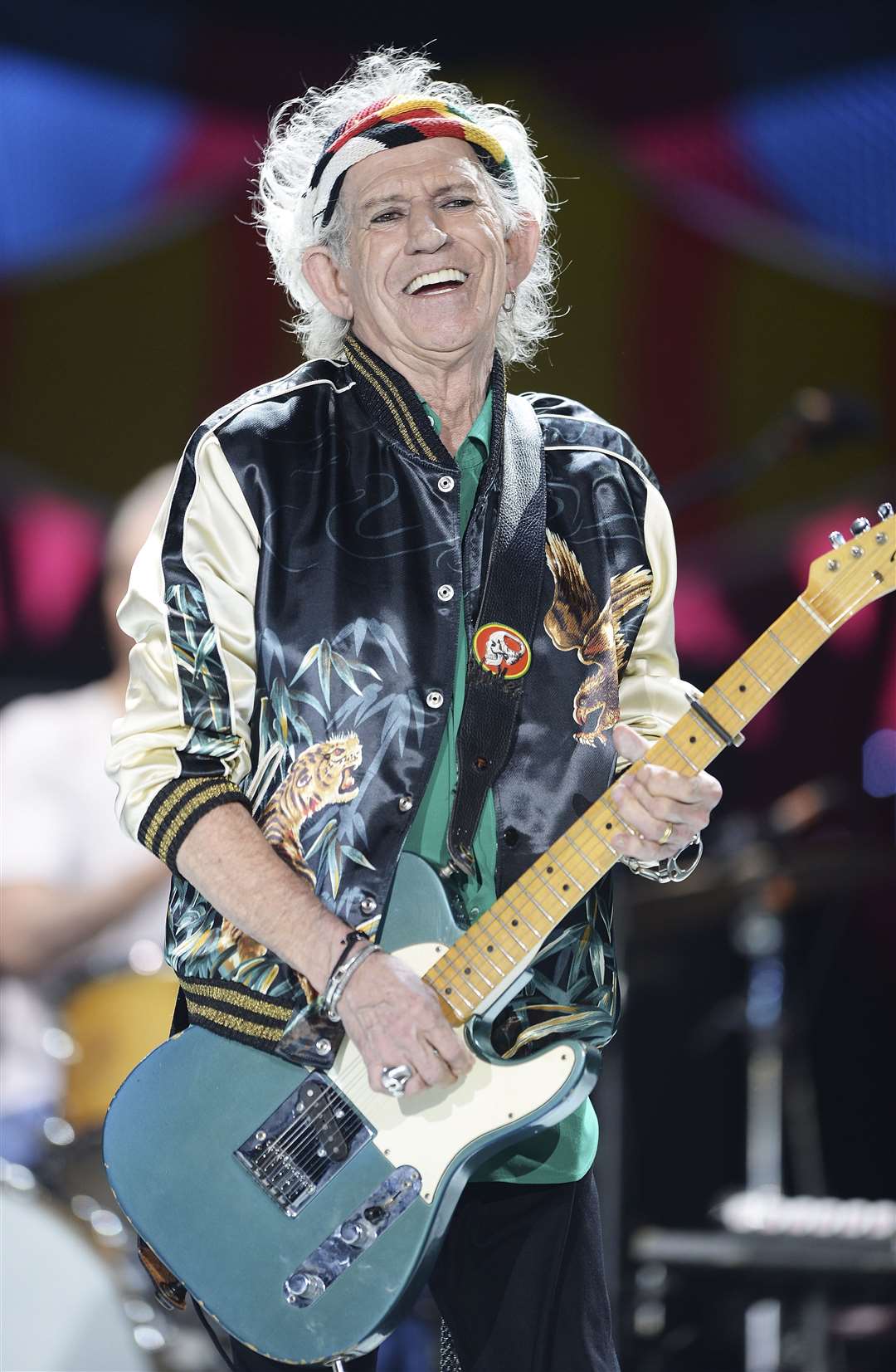 Keith Richards during The Rolling Stones concert at Ciudad Deportiva on March 25, 2016 in Havana, Cuba. Picture: Dave Hogan
