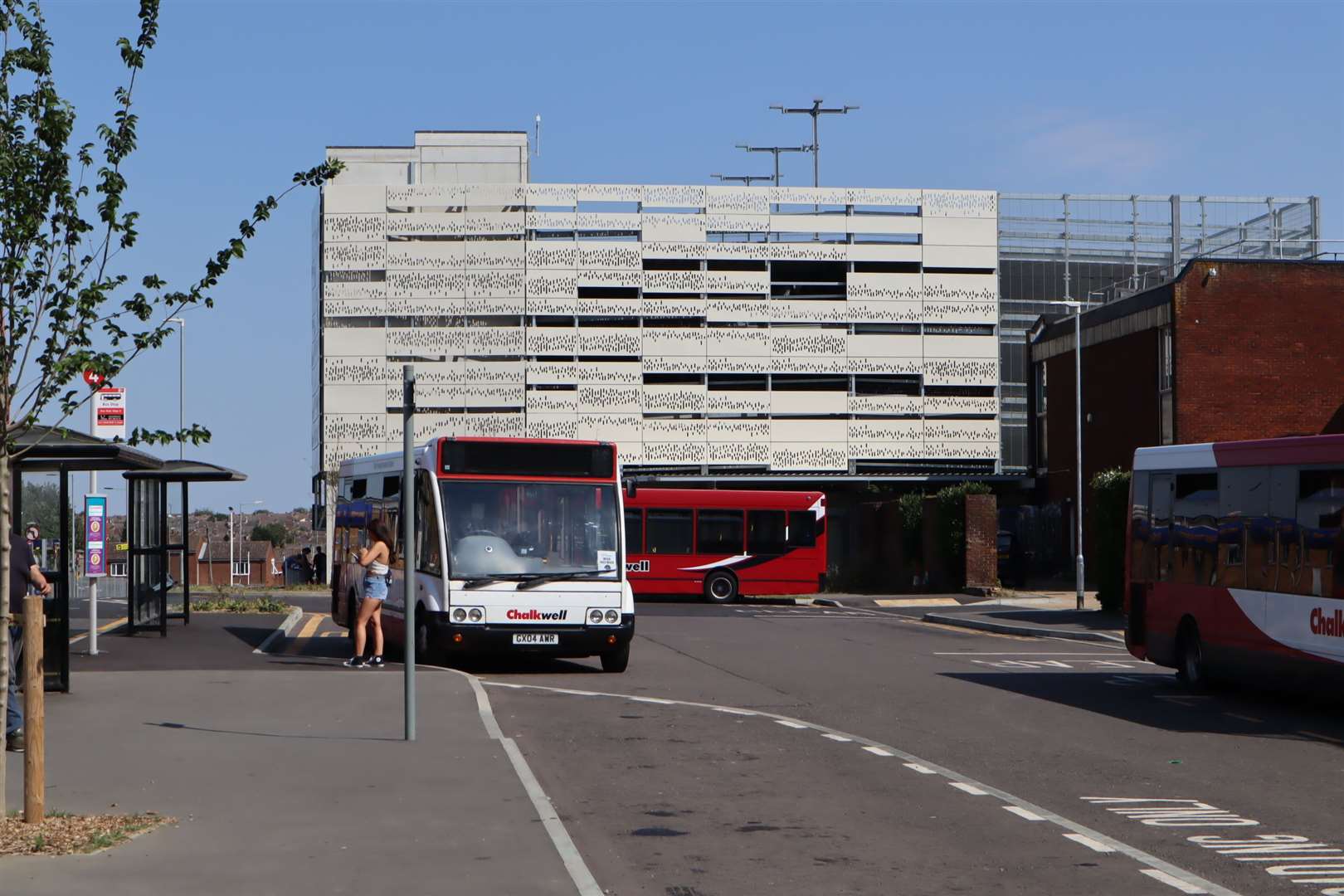 The bus hub in St Michael's Road would have "warm and safe" shelters for waiting passengers