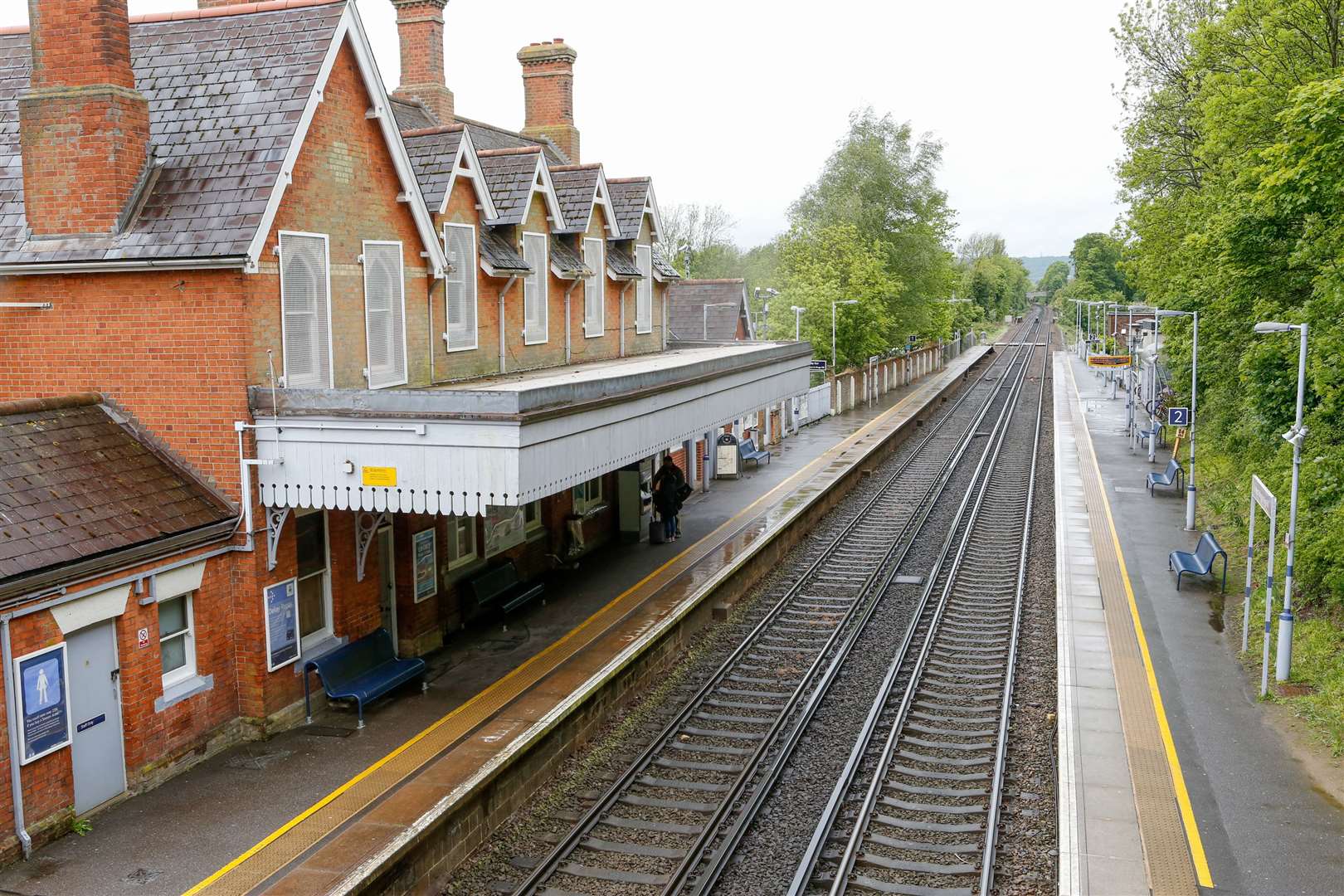 Passengers were evacuated from a train at West Malling railway station amid a fire on a service. Stock picture by Matthew Walker