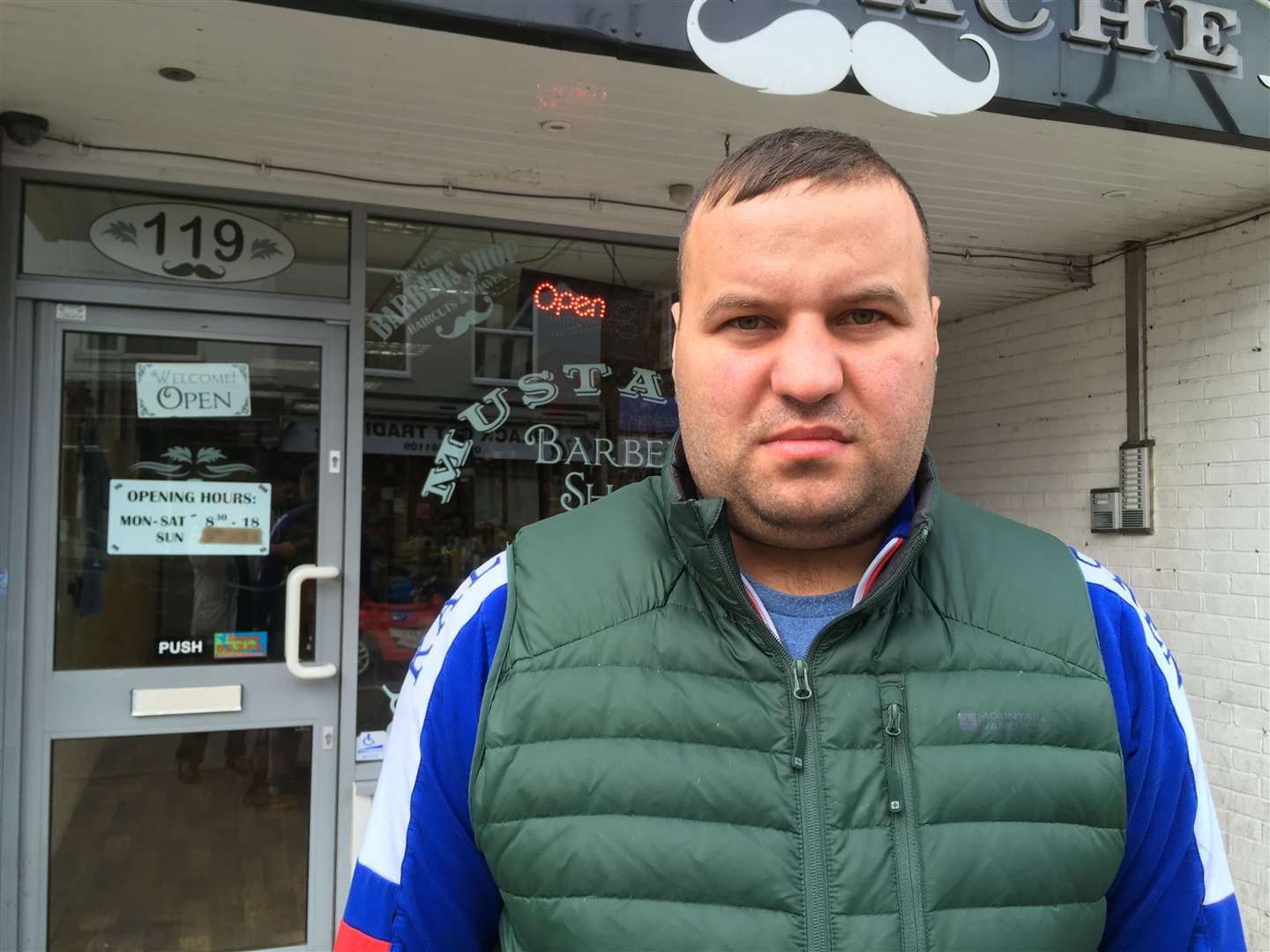 Nicolae Costin-Christian gave Emre Huseyin a weekend and after-school job at his Mustache barbers in Sheerness High Street