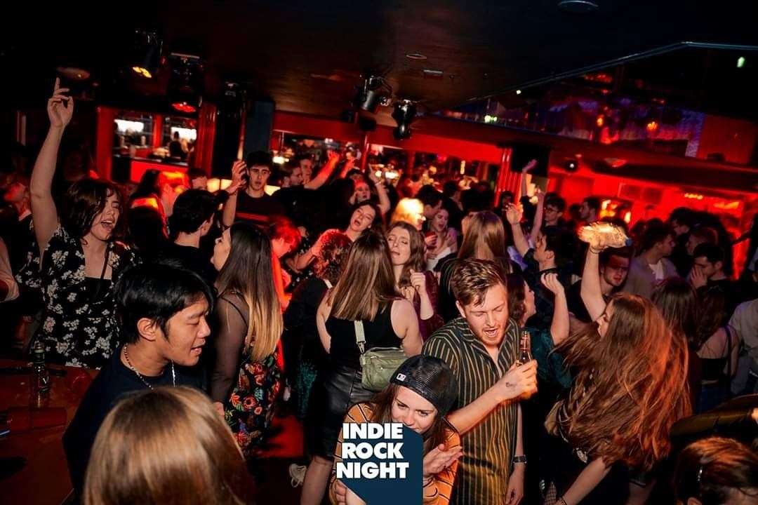 Revellers at the Toyko Tea Rooms in Canterbury, pictured prior to the pandemic