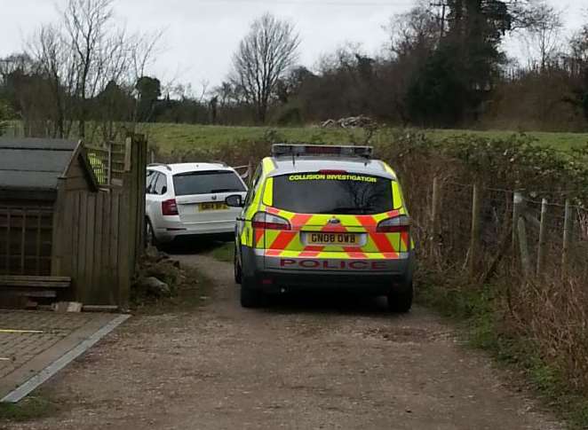 The scene of the tragedy off Wingham High Street