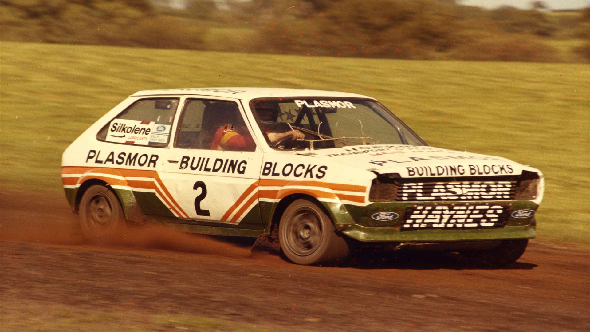 Trevor Hopkins in action at Swindon in August 1985. Picture: RallycrossWorld.com