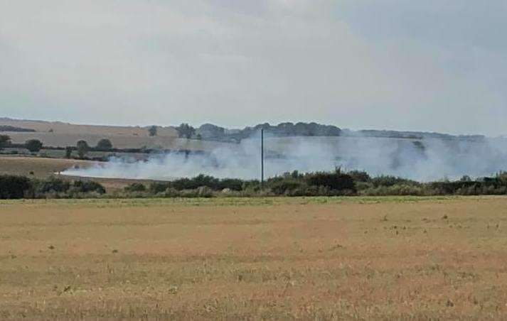 Three appliances are at the scene of the field fire Kelly Hutchings (3693268)