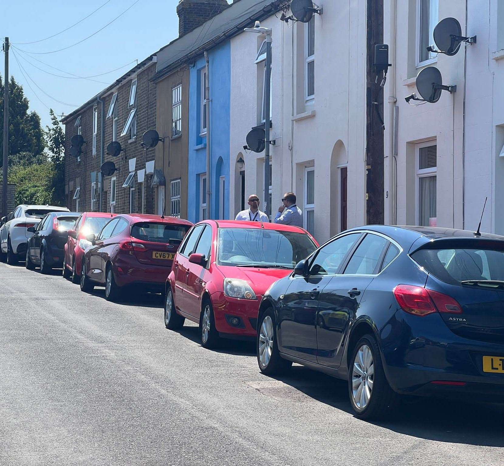 Police presence in Nightingale Road, Faversham