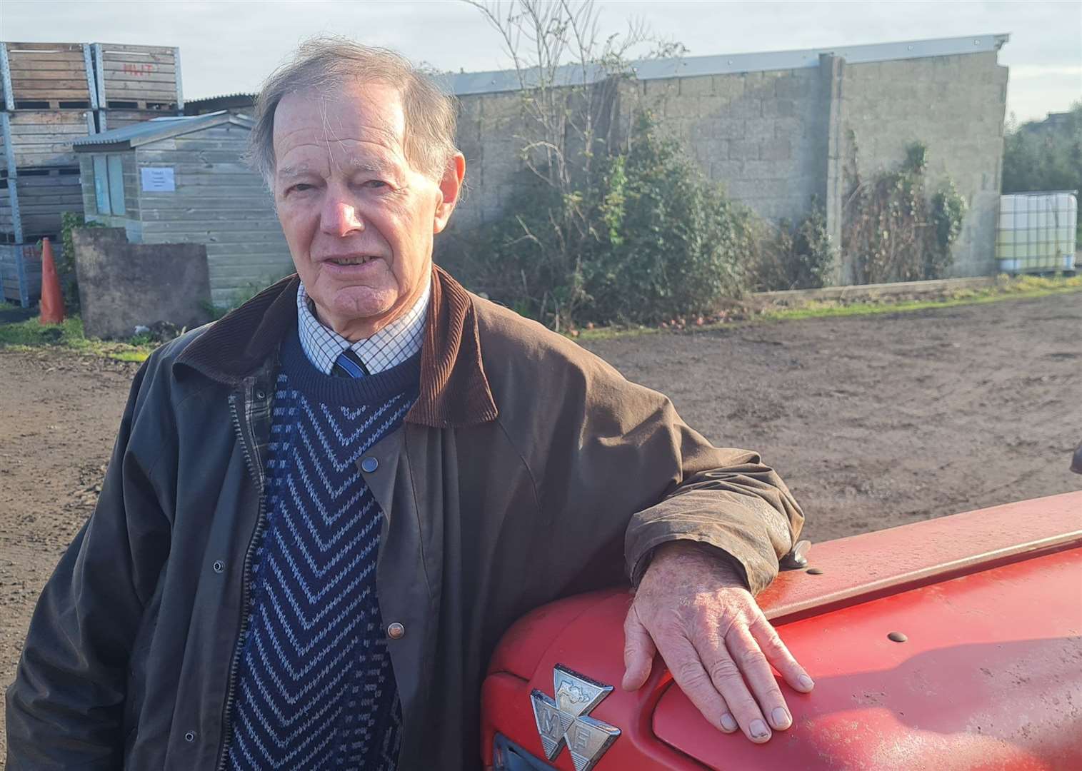 Farmer Martin Twyman from Littlebourne, near Canterbury, fears the new inheritance tax will decimate family farms