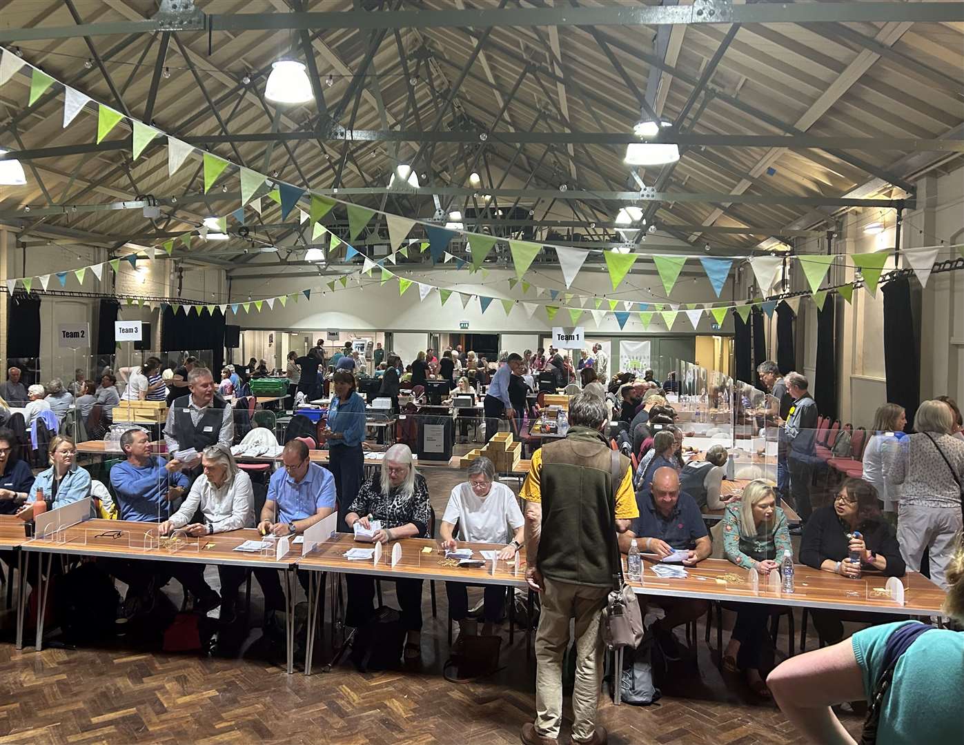 Counting is underway at Westgate Hall in Canterbury for the Herne Bay and Sandwich constituency