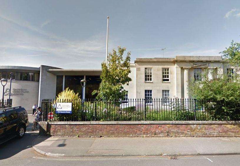 Canterbury Christ Church's North Holmes Road Campus. Picture: Google Street View