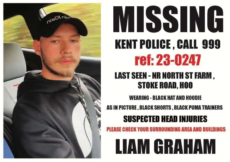 A poster to help find missing Liam Graham