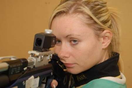 SERIOUS BUSINESS: Joanne Pullen is setting her sights high. Picture: BARRY DUFFIELD