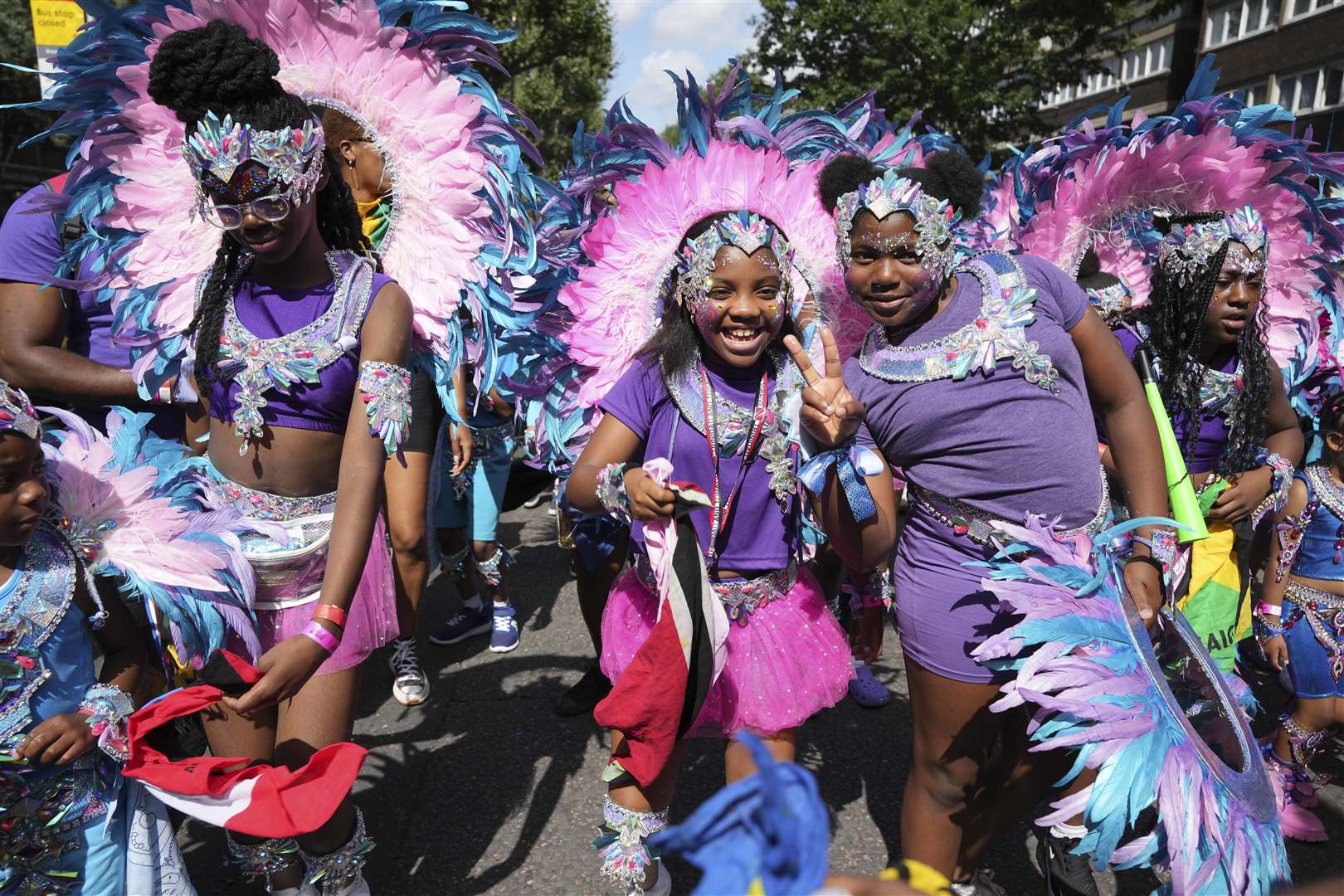 Hours are spent creating the lavish and eye-catching designs (Jeff Moore/PA)