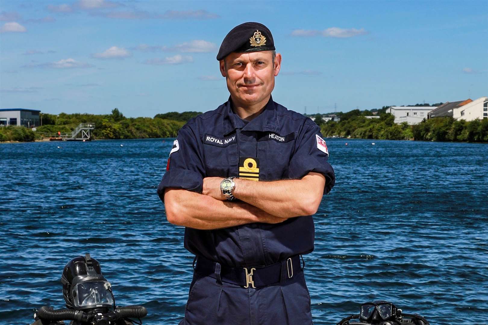 Royal Navy bomb disposal expert made MBE